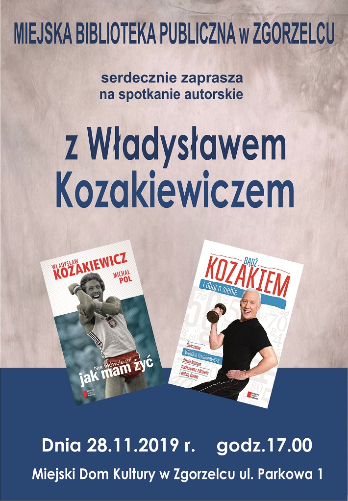 Z Władysławem Kozakiewiczem o książkach i nie tylko