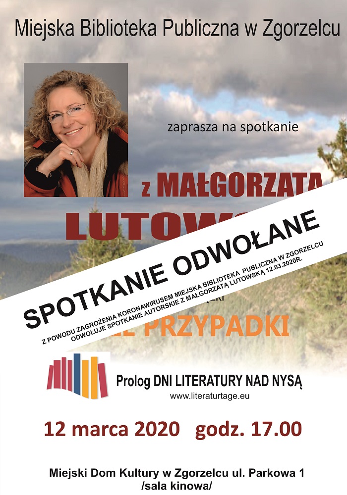 Prolog Dni Literatury nad Nysą z Małgorzatą Lutowską