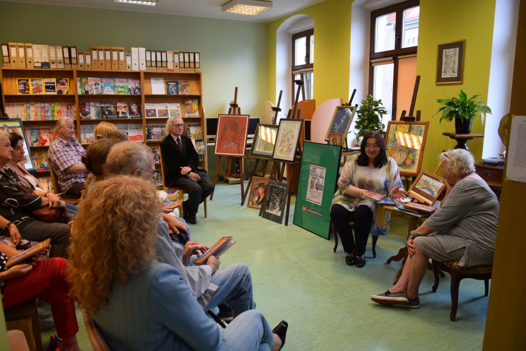 Spotkanie Dyskusyjnego Klubu Książki "Literiada" wokół książki Krystyny Adler "Słowa i obrazy" t. 4. 