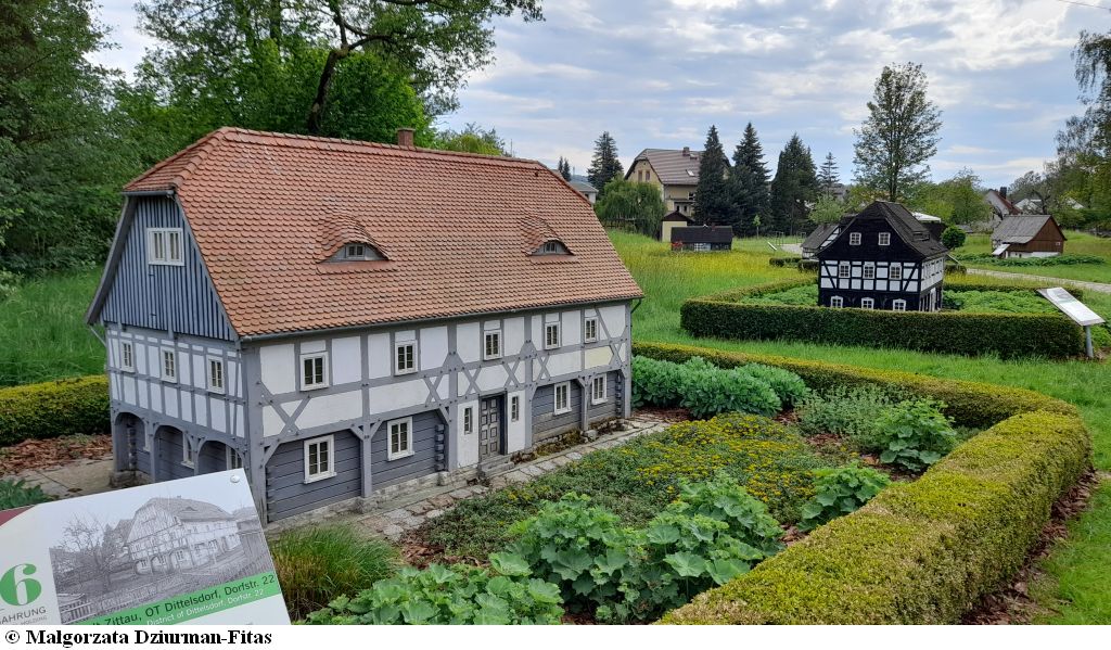 Park Miniatur Domów Przysłupowych w Cunewalde.