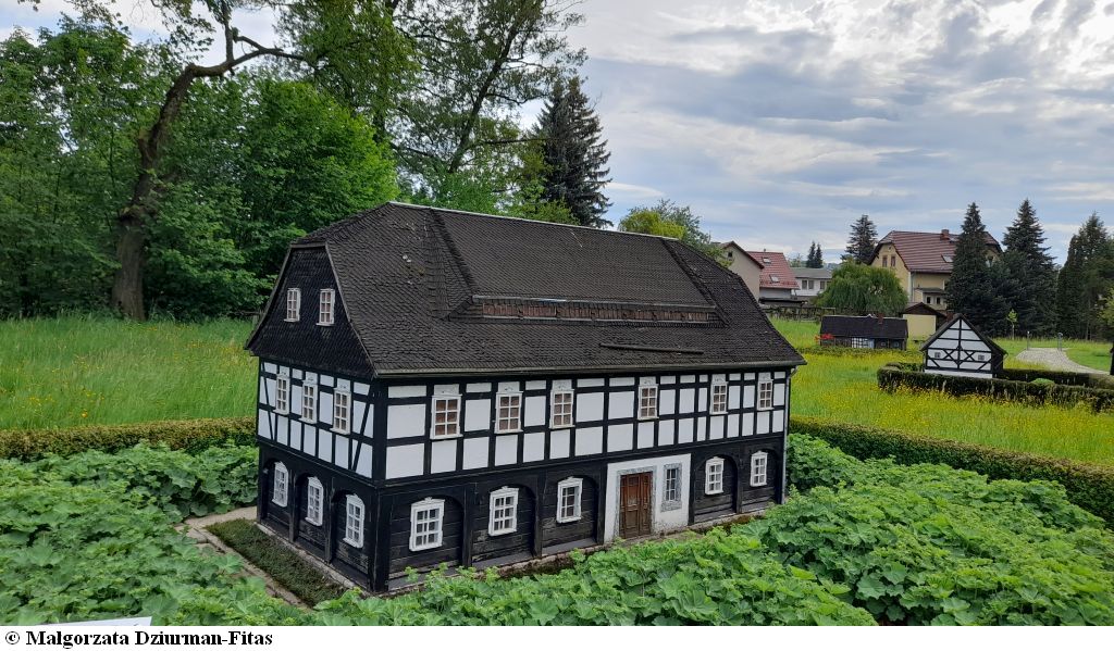 Park Miniatur Domów Przysłupowych w Cunewalde.