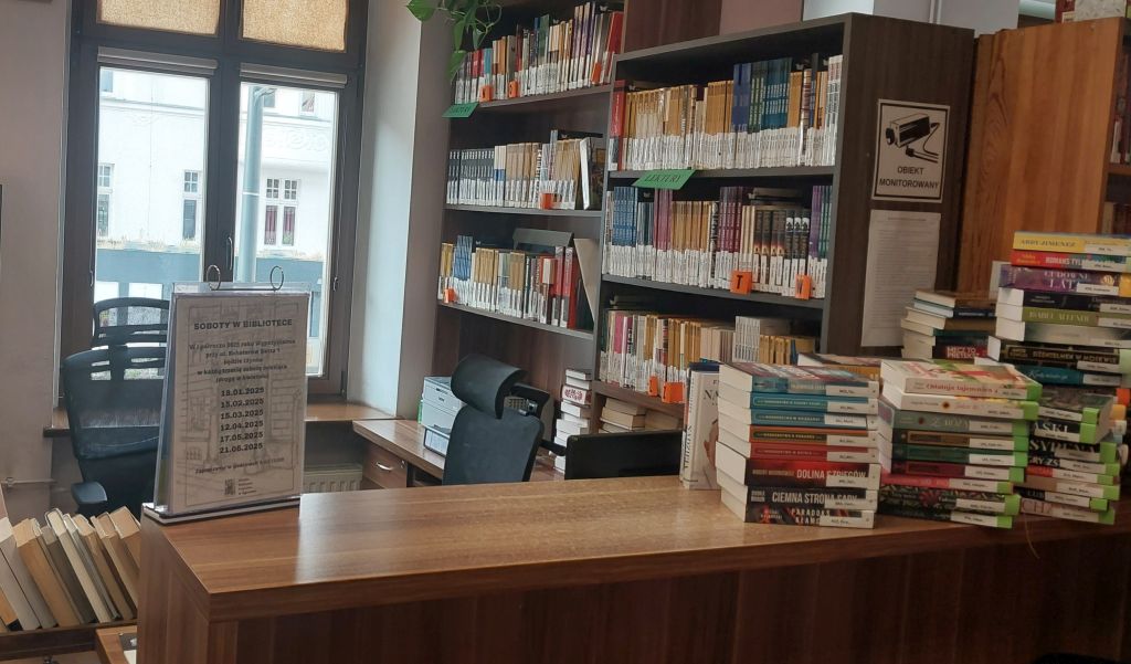 Wypożyczalnia przy ul. Bohaterów Getta 1.