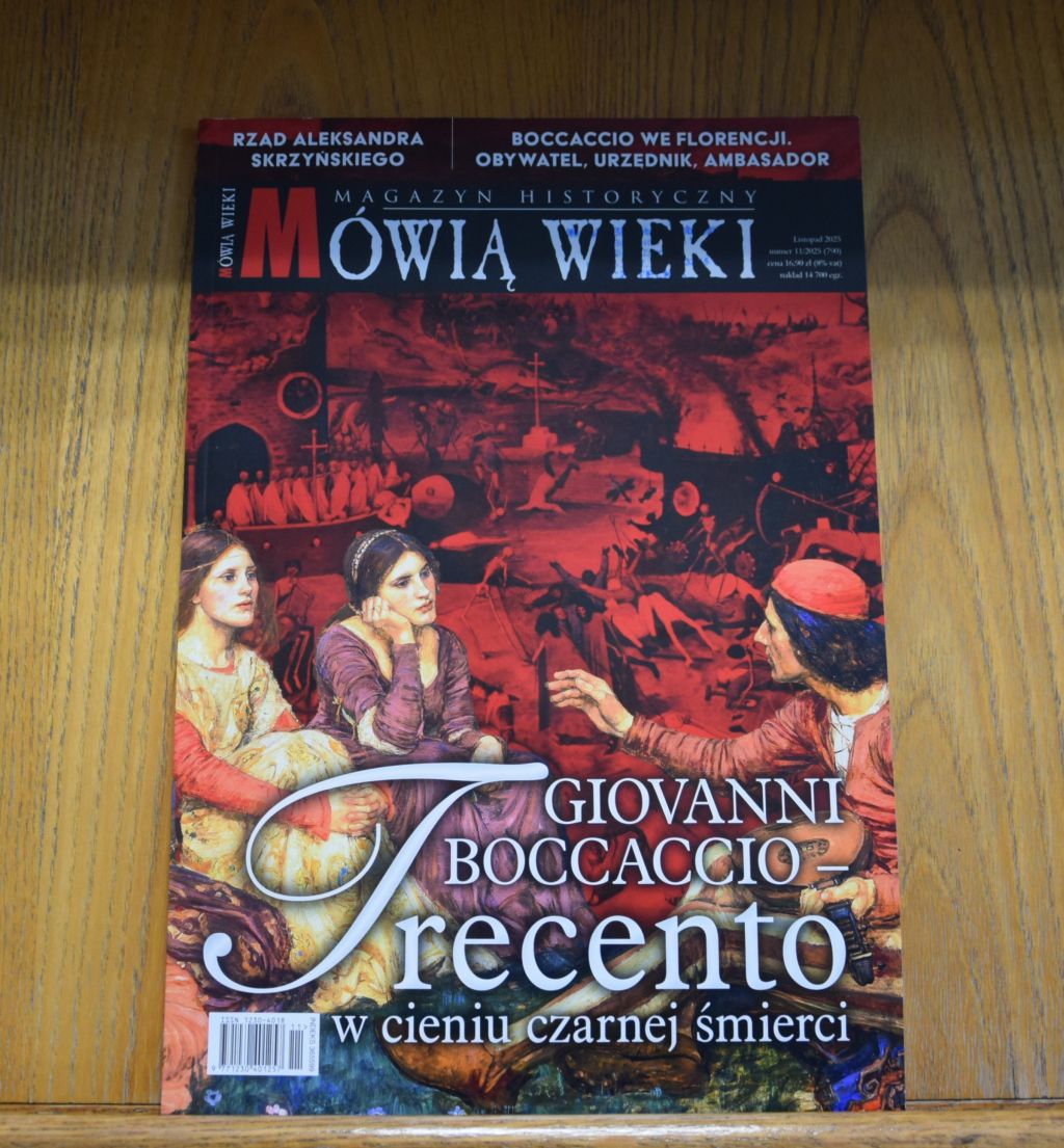 Okładka Magazynu Historycznego „Mówią Wieki” 11/2025. Zdjęcie jest odnośnikiem do wpisu: CZASOPISMA w BIBLIOTECE – „Mówią Wieki”.