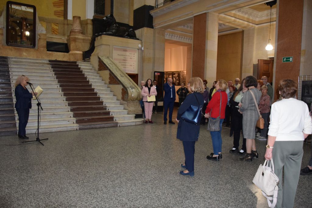 Otwarcie wystawy „Biblioteka. Miejsce tajemnicy” według scenariusza Justyny Polakowskiej.