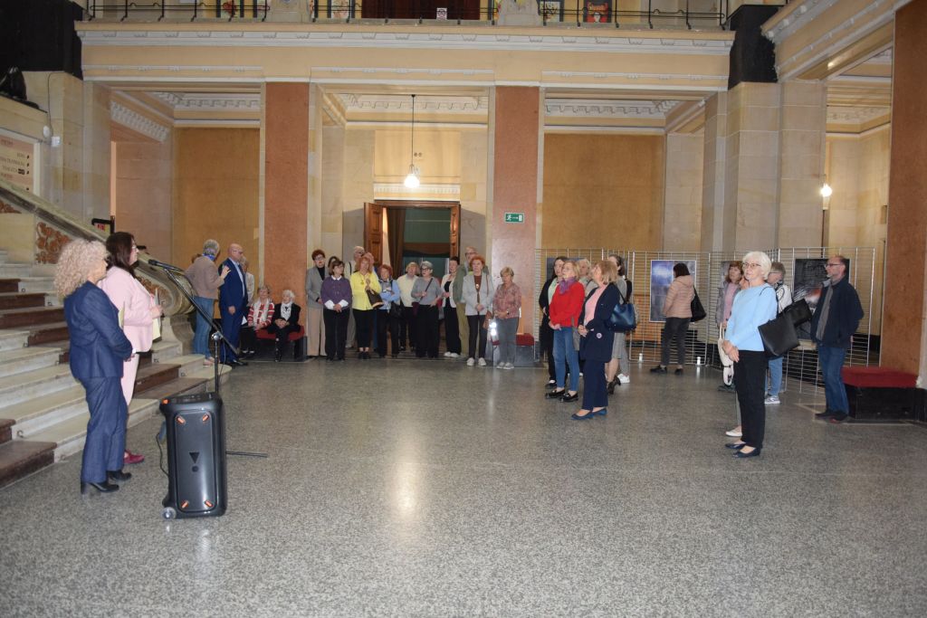 Otwarcie wystawy „Biblioteka. Miejsce tajemnicy” według scenariusza Justyny Polakowskiej.