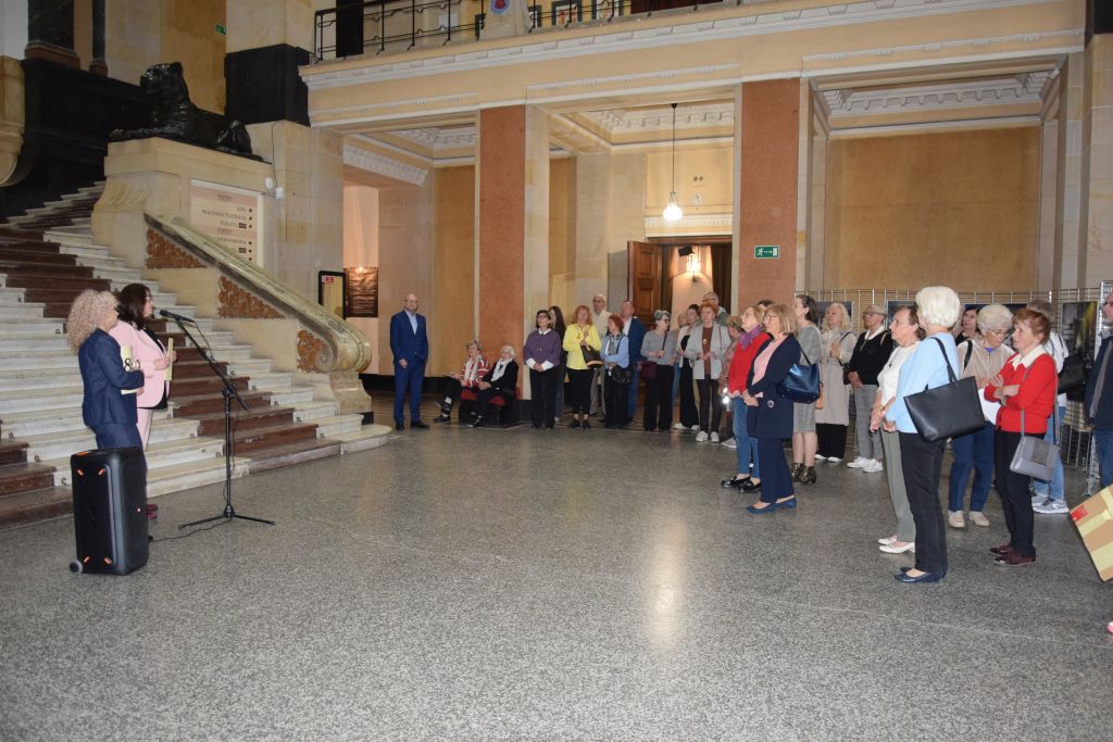 Otwarcie wystawy „Biblioteka. Miejsce tajemnicy” według scenariusza Justyny Polakowskiej.
